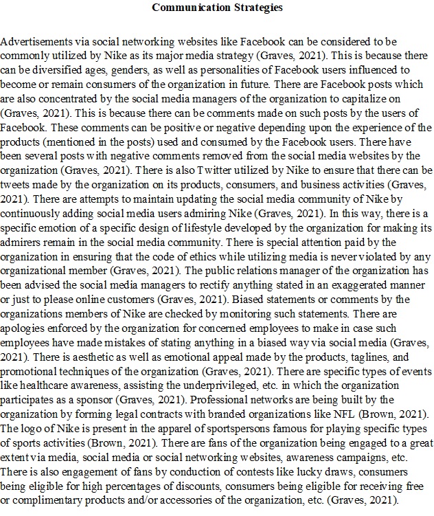 5-2 Final Project One Milestone Two Draft of Communication Strategies and Sales and Marketing